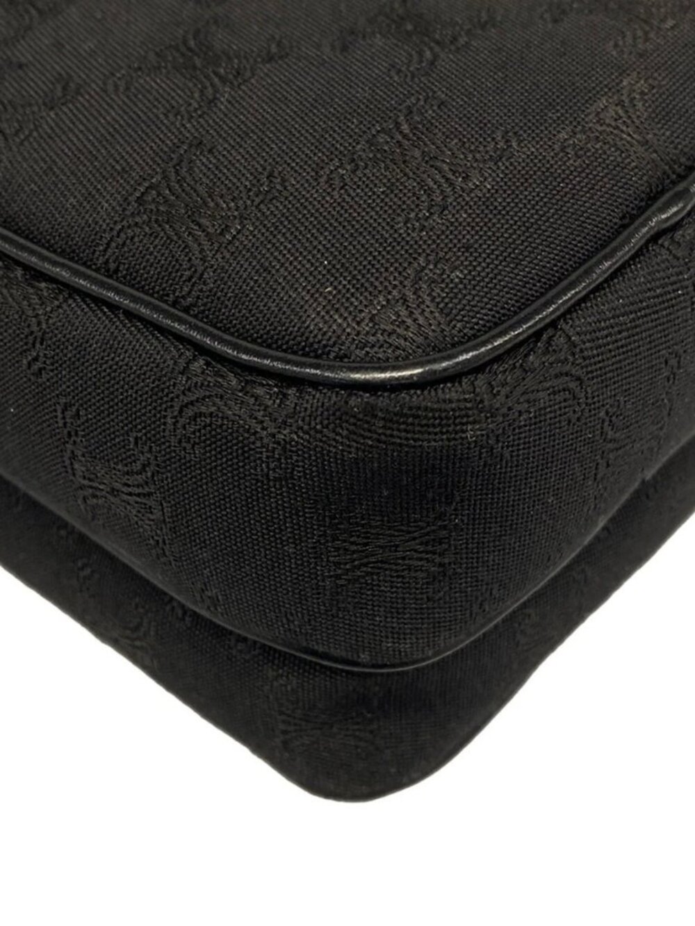 CELINE Mini Pocket Messenger Bag 192512CEC.38SI Black Triomphe Jacquard - Picture 3 of 15